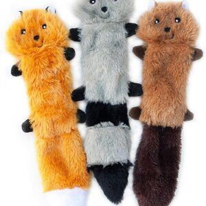 Skinny Peltz - No Stuffing Dog Toy Pack to Keep Them Busy, for Small and Medium